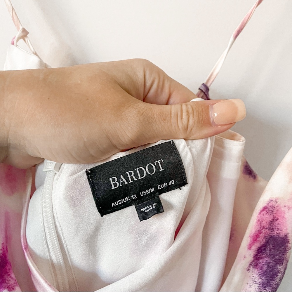 Bardot Tie Dye Slip Dress Purple - Picture 7 of 10